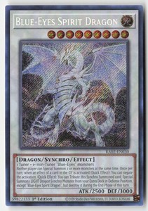 Blue-Eyes Spirit Dragon RA02-EN030 Secret Rare 1st Edition 25th Anniversary