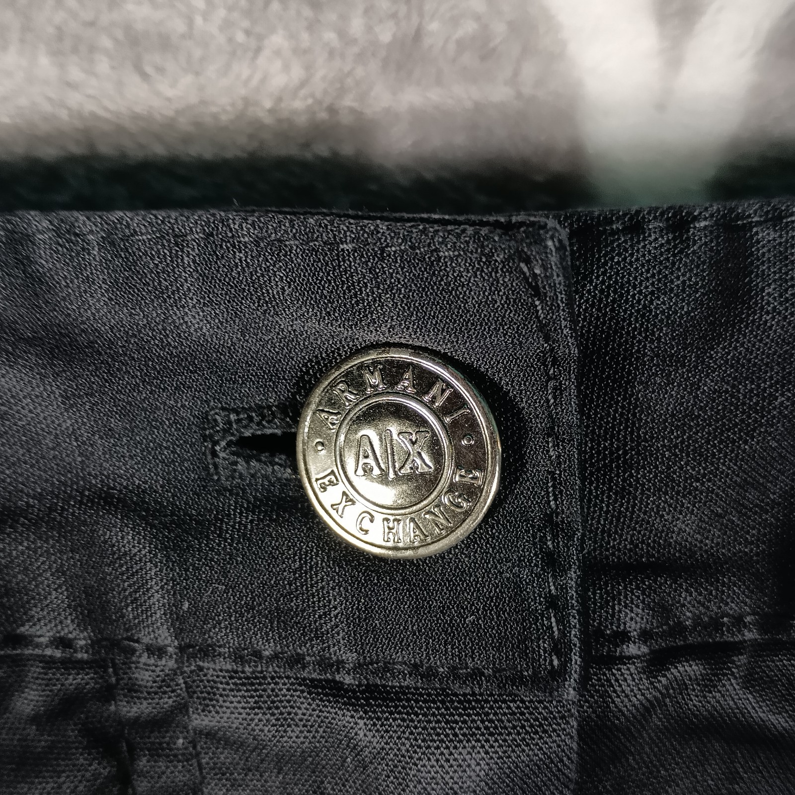 Armani Exchange Skirt Plain Basic Size 4 Black Ca… - image 7