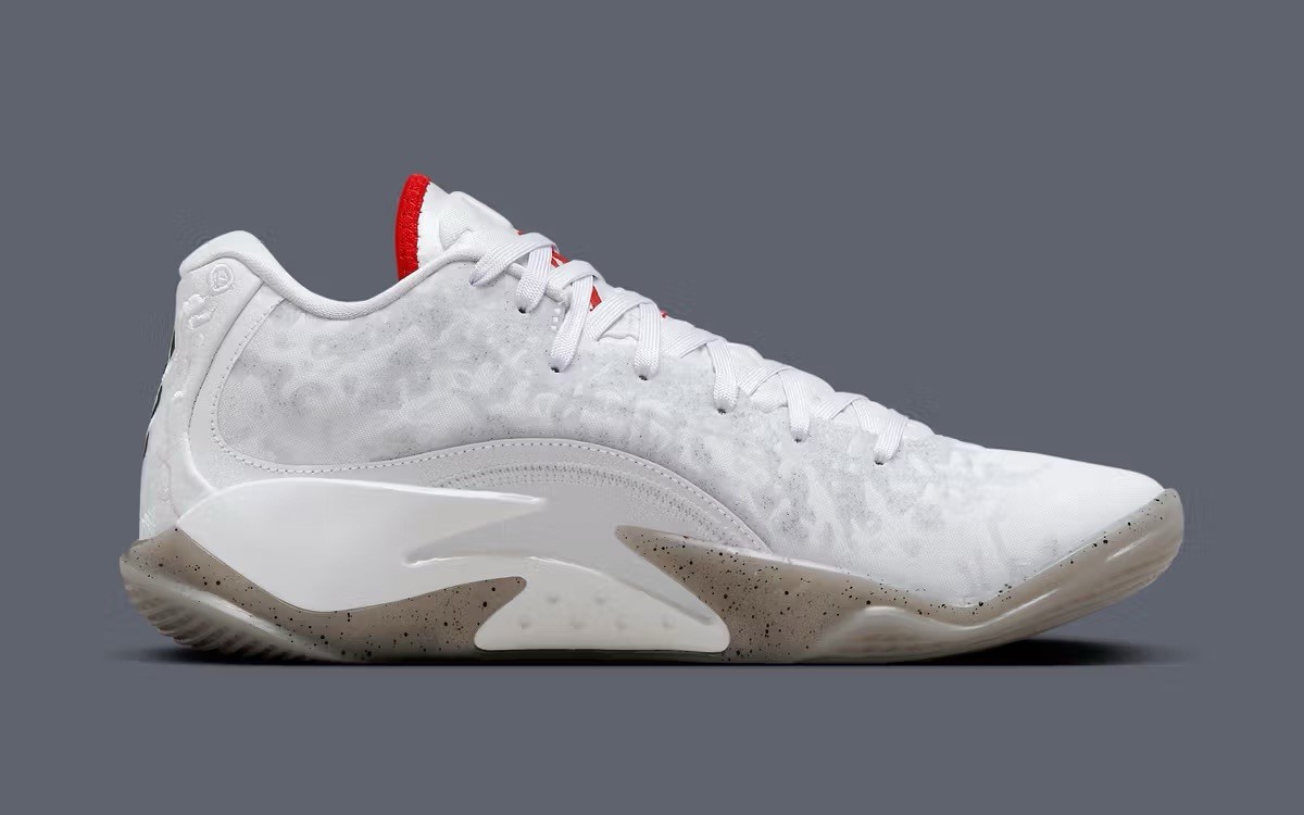 Nike Jordan Zion 3 White-University Red Men’s Size 13 DR0675-106 thumbnail 3