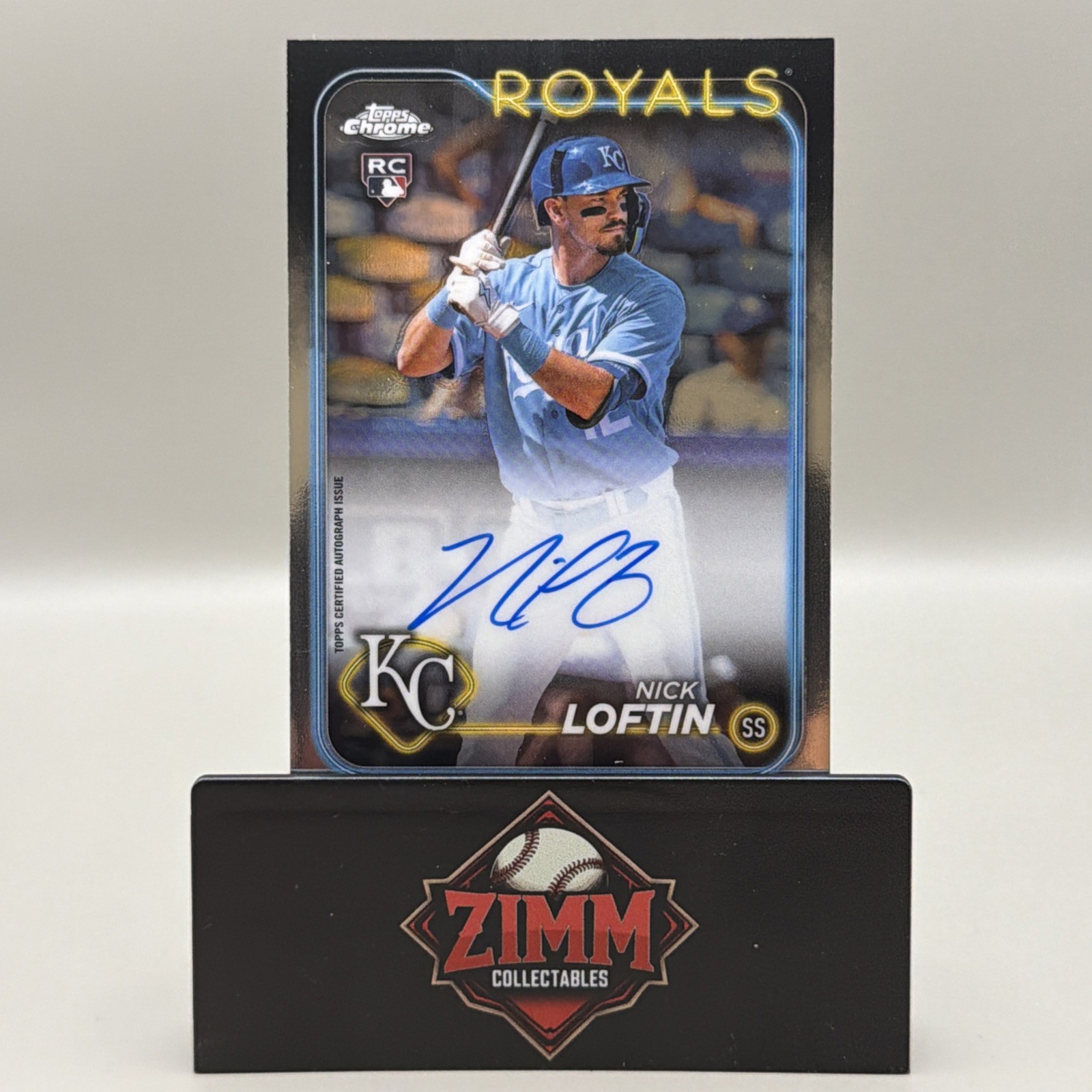 2024 Topps Chrome - Rookie Autographs Nick Loftin #RA-NL (AU, RC)