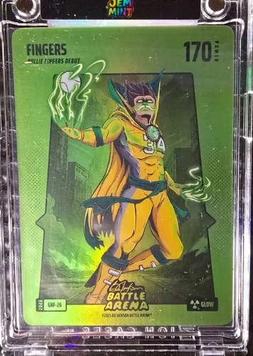 2026 Bo Jackson Battle Arena Fingers Glow Green Battlefoil #GBF-26