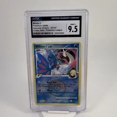 Milotic C Pokemon (2009) Supreme Victors 35/147 Cross. Holo CGC 9.5