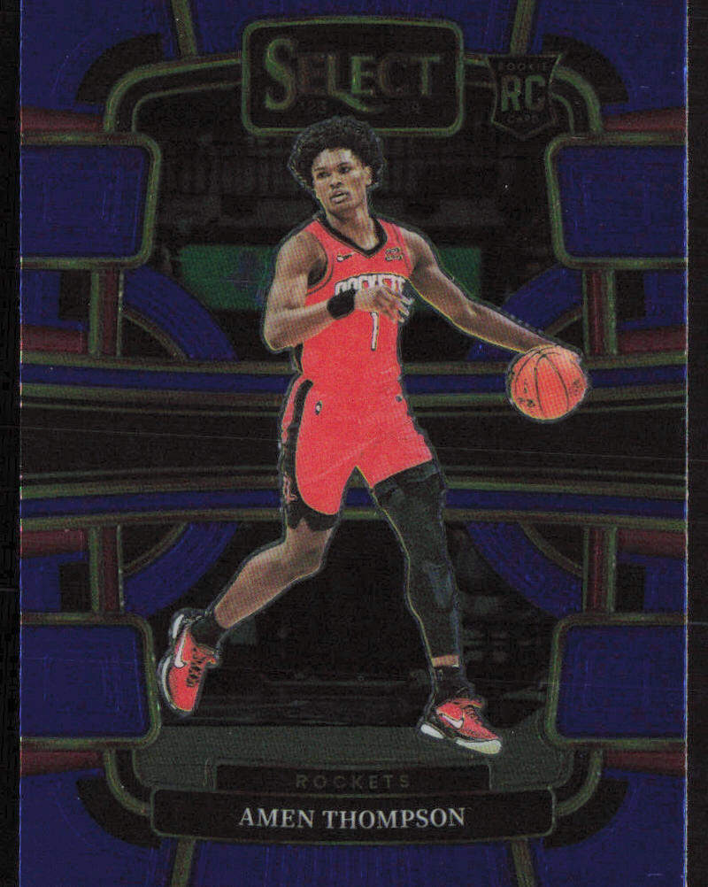 2023-24 Panini Select #96 Amen Thompson Blue (Retail Base)