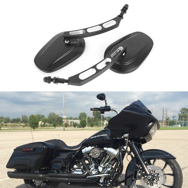 Motorcycle Rear View Side Mirrors For HarleyDavidson Road Glide FLTRXS