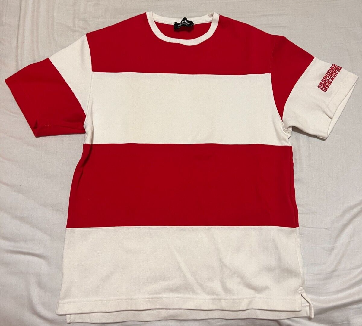 Calvin Klein 205W39NYC x Raf Simons Red and White Striped