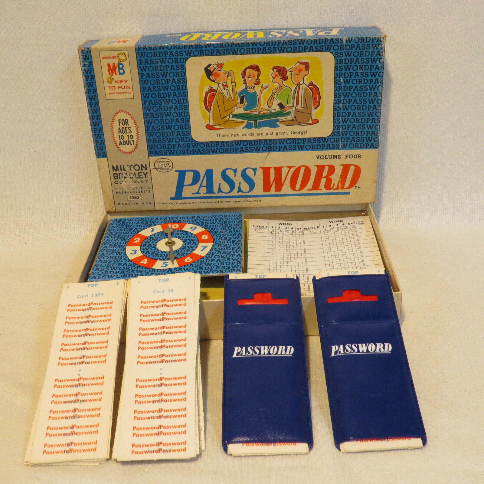 Password Game 11th Edition - 1969 - Milton Bradley - Great