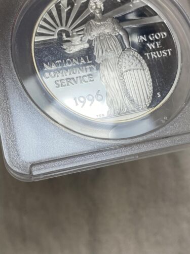 1996-S National Community Service Dollar ANACS PF 69 DCAM Flashy White - Picture 5 of 10