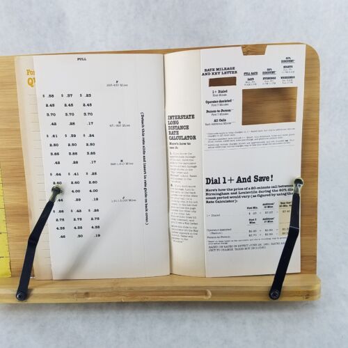 South Central Bell 1982 Calling Guide & Directory w/ Rate Calculator - UNMARKED - Picture 11 of 11