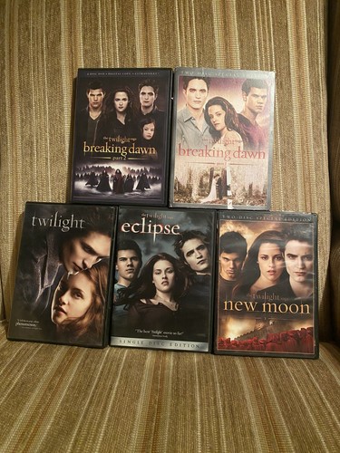 Lot Of 5 Twilight DVDs The Complete Collection