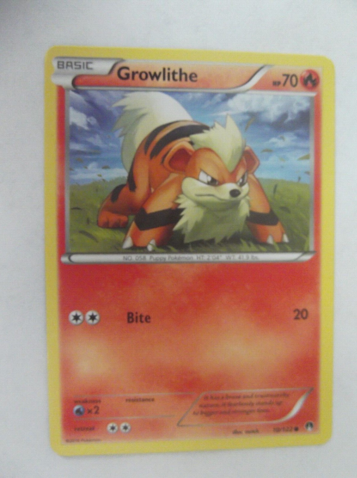088PK010 - Growlithe - 10/122 - Breakpoint - Common