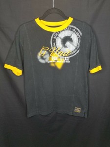Original Vintage G Unit Crew Neck T Shirt Men S Large Black Yellow Spellout Ebay
