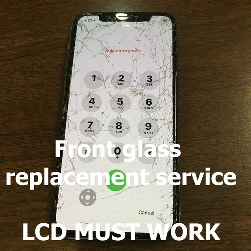 Iphone 11 Pro Max Front Lcd Cracked Glass Screen Repair Replacement Service Ebay
