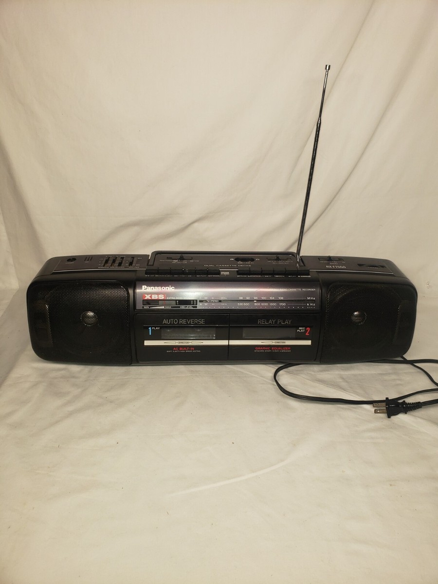 美品Panasonic パナソニックXBSステレオラジオカセットRX-FT550 Panasonic パナソニックXBSステレオラジオカセットRX-FT550