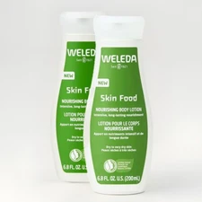 2X Weleda Skin Food Nourishing Body Lotion 6.8  fl oz/200ml (Pack 2) Exp 10/2026