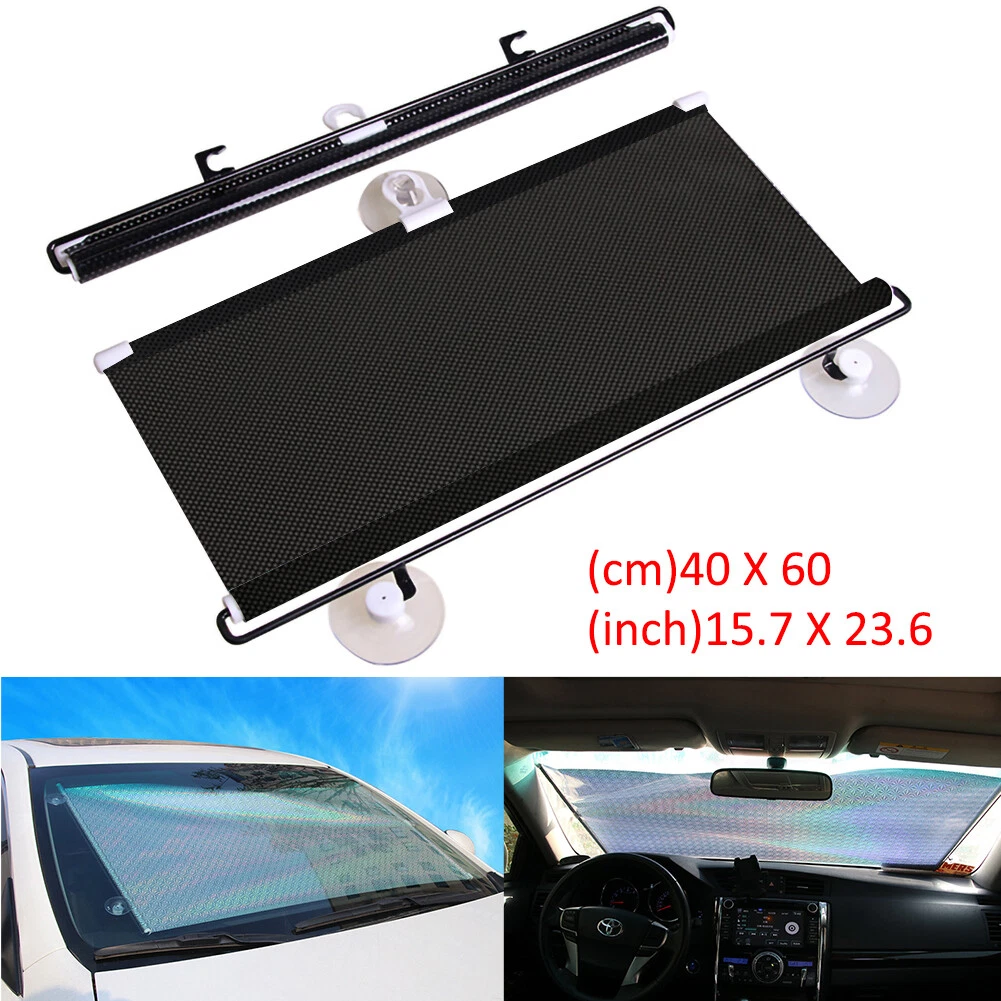 Auto Retractable Car Windshield Sun Shade Curtain UV Protection