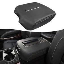Fits Chevy Silverado GMC Sierra 2014-2018 Center Console Lid Armrest Cover Black