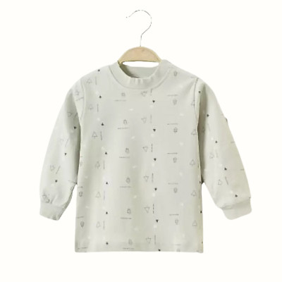 KaWaii Kids Boy Soft Comfortable Combed Cotton Long Sleeve Top