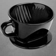 #2 Cone Style Pour Over Coffee Dripper, Portable Pour Over Coffee Filter 1-6 Cup