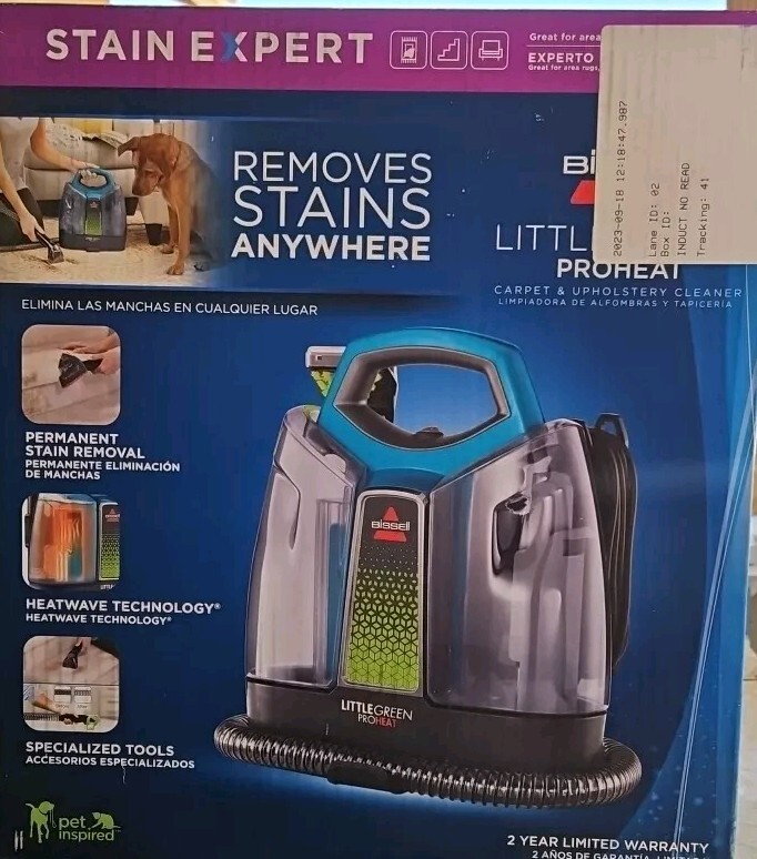 BISSELL Little Green ProHeat Carpet Upholstery Cleaner New In