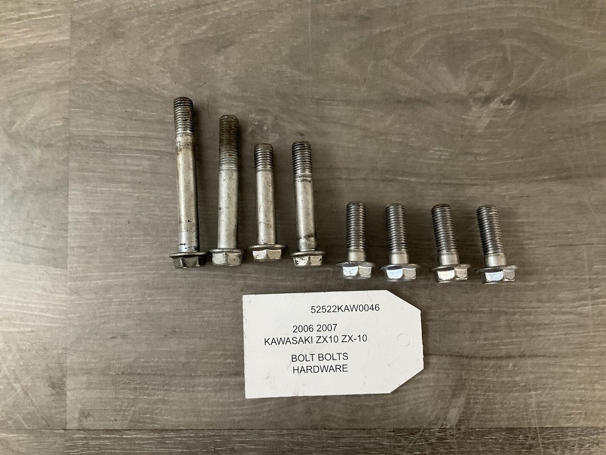 メルセデス10点 06 2006 07 2007 Kawasaki ZX10R ZX10 Misc. Bolt Bolts Hardware E10