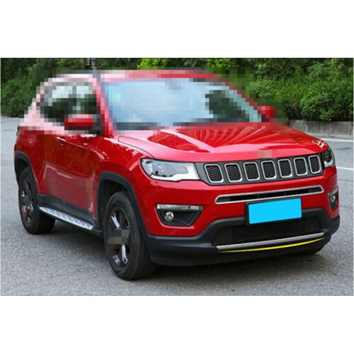 For Jeep Compass 2017-2020 Center Air Inlet Grille Cover Decor Trim ABS Chrome - Picture 4 of 5