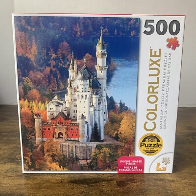 Neuschwanstein Castle In Autumn, Bavaria, Germany Rare 500 Piece