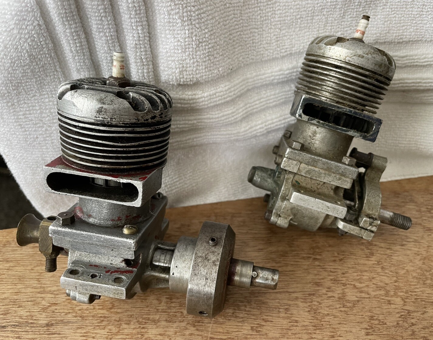 Vintage Model Airplane Engines Parts Repair Not Complete McCoy