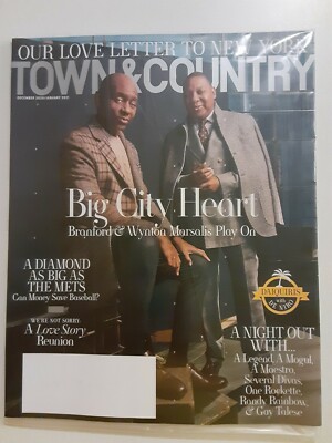 Town & Country Magazine Dec 20/Jan 21 Big City Heart Branford/Wynton Marsalis