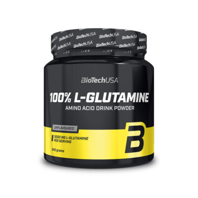 (56,25 EUR/kg) Biotech USA 100% L Glutamine 240g NEU OVP