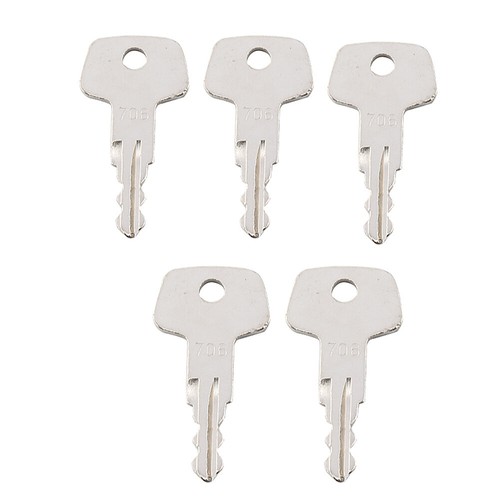 706 Key 5PCS Fits for Liebherr Heavy Equipment Fuel Cap Model J2 - Zdjęcie 3 z 8