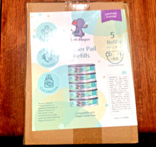 Little Whispers Lavender scented 5 refills compatible with diaper genie pails