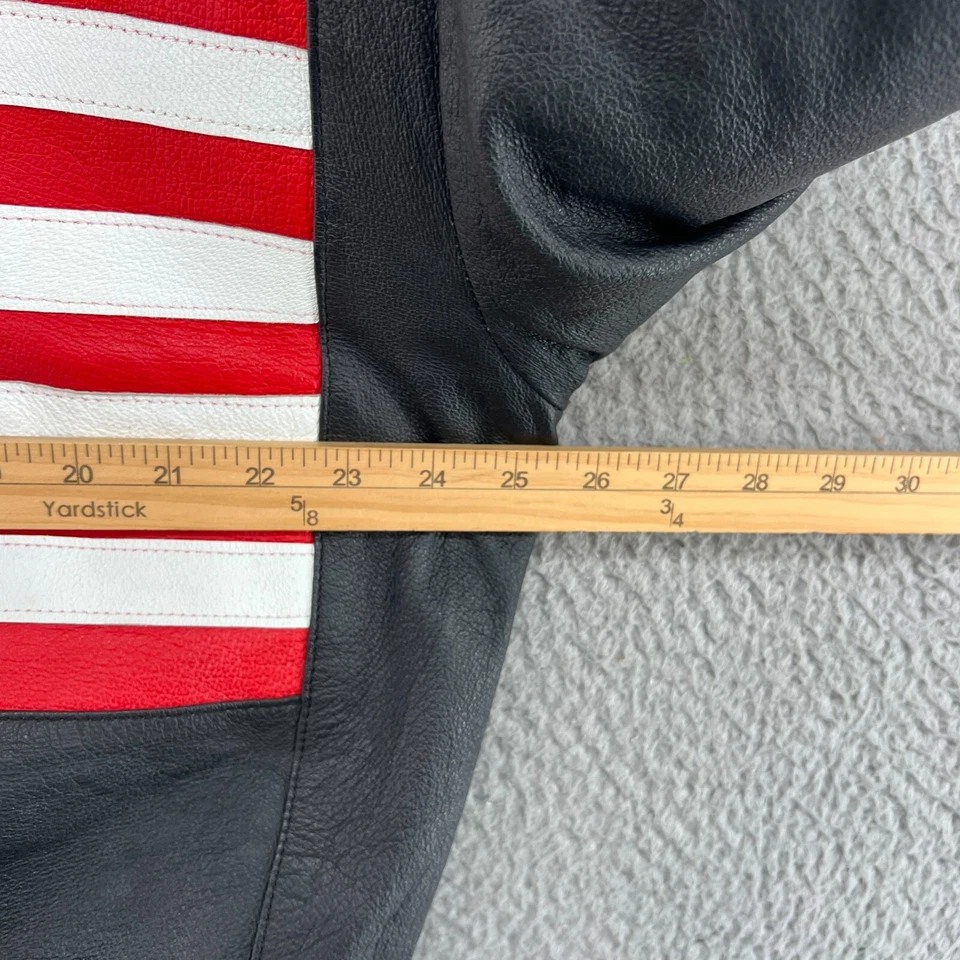 Chaqueta De Colección Michael Hoban Para Hombres Grande Alta LT Motocicleta EE. UU. Cremallera WhereMi * Foto 3 de 4