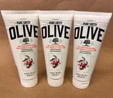 (SET of 3) KORRES Pure Greek Olive Body Cream Peach Blossom, 6.76 fl oz. **New**