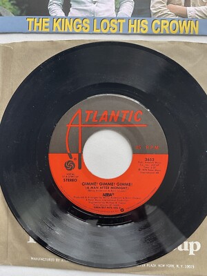 ABBA- GIMME!GIMME!GIMME! ATLANTIC LBL P/S 3652 C/S (79) BUNDLE
