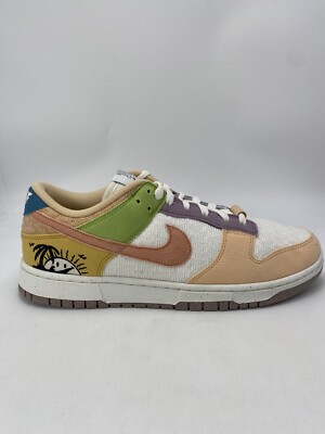 Nike W Dunk Low SE Sail Sanded Gold (DQ0265 100) Women's Sz 11.5