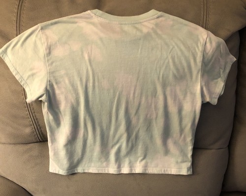 The Joshua Tree Tie-Dye Shirt Girls M 7/8 Green White Graphic Tee Art Class - Picture 3 of 7