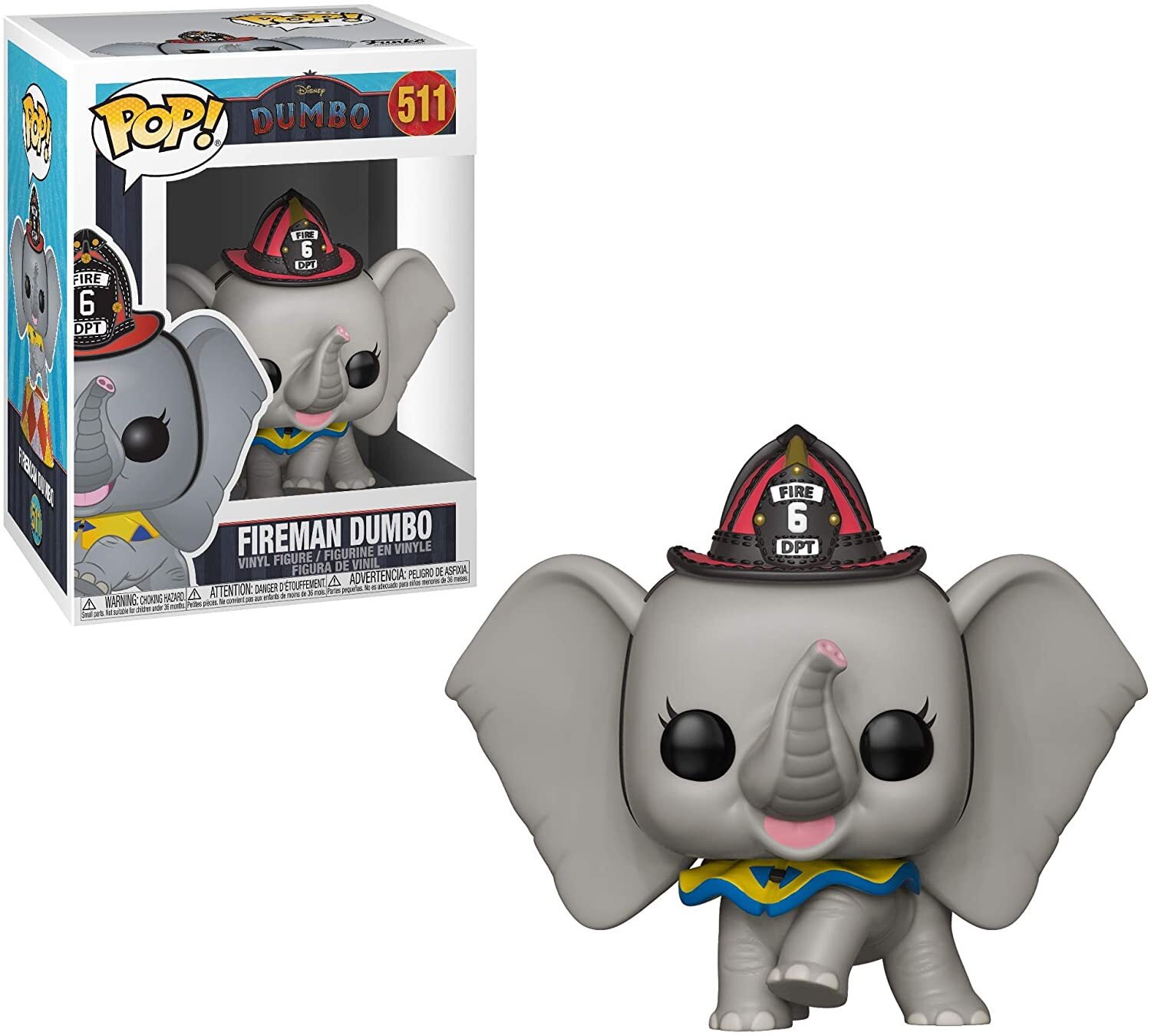 Disney: Fireman Dumbo Funko Pop! Vinilo