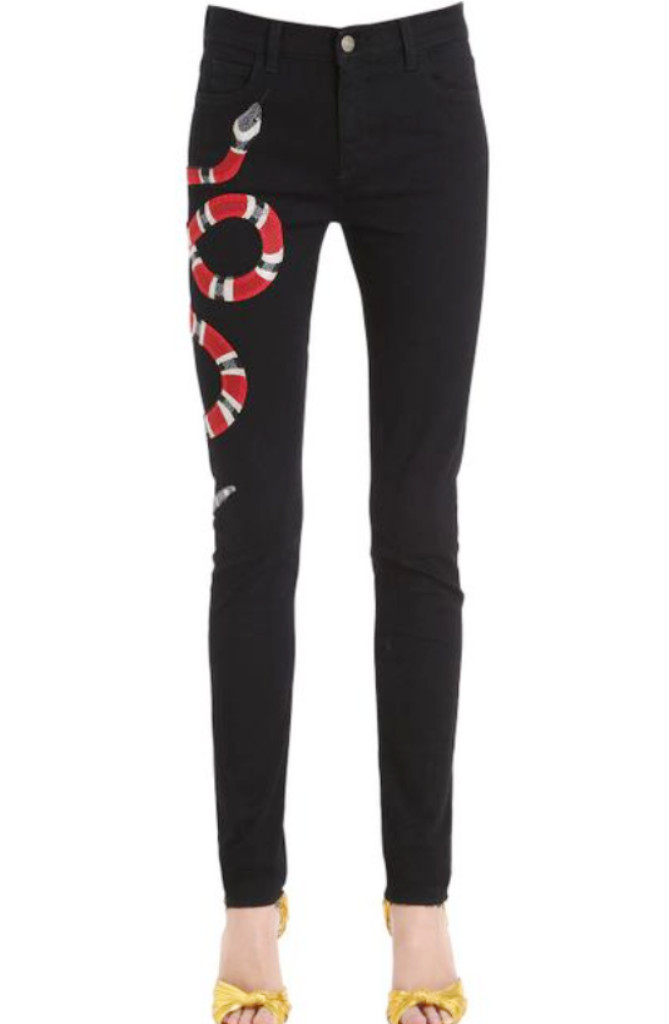 gucci snake pants
