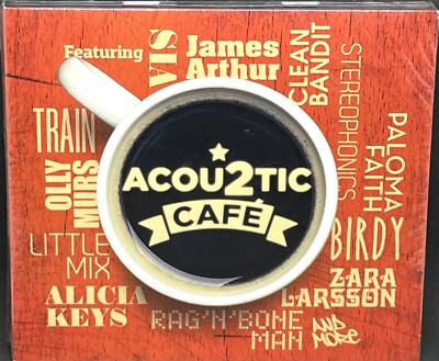 ACOU2TIC CAFE - VARIOUS ARTISTS, DOUBLE CD ALBUM DIGIPAK, (2017).