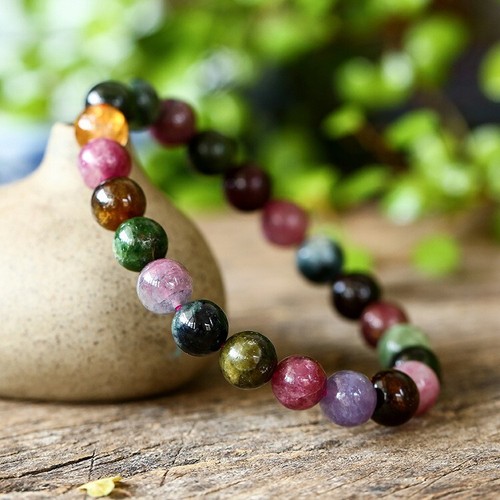 Natural Healing Anxiety Stone Stretch Reiki Jewellery Bracelet - Foto 6