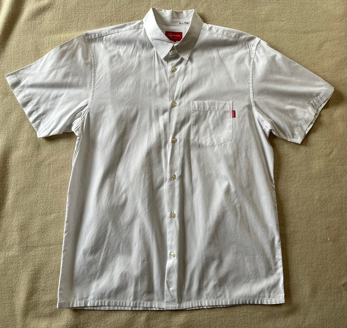 Supreme 半袖シャツ Lサイズ ホワイト s-l1200.jpg