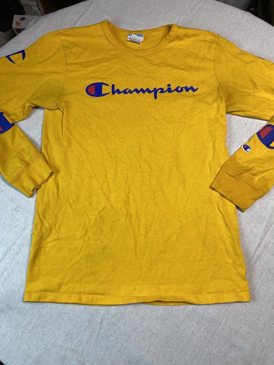 Vintage 80s Champion - Mens Size Medium - Big Logo Long Sleeve
