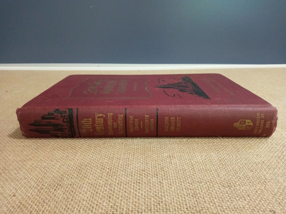 20th Century Bookkeeping and Accounting Hardcover  Book 1947 - Image 3 of 4