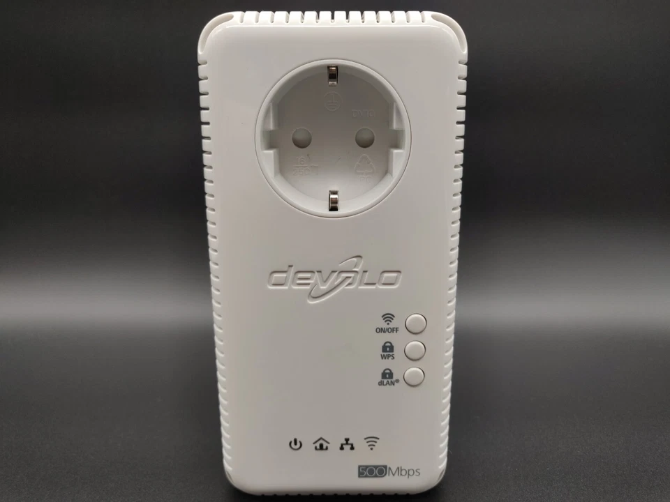 devolo dLAN 500 AV Wireless+ Starter Kit WiFi Powerline Adapter - 3 LAN-Ports - Bild 3 von 4