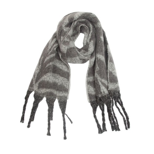 Sciarpa inverno/autunno sciarpa jacquard sciarpa moda modello zebra sciarpa spessa nappa - Foto 4 di 22