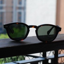 Vintage G15 polarized sunglasses men Johnny Depp glasses women green glasses