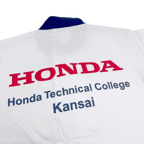 New JDM Japan Honda Technical College Kansai Mechanic Coveralls Tsunagi Blue - Picture 5 of 7