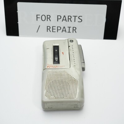 NO POWER GE 3-5375A Auto Voice Recorder AVR Fast Playback Micro Cassette