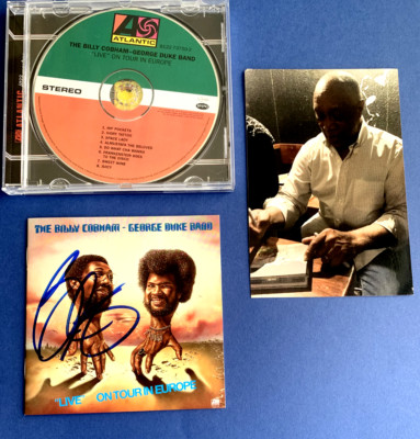 BILLY COBHAM   In-person signed signiertes CD-booklet + CD NEU Autogramm + Foto
