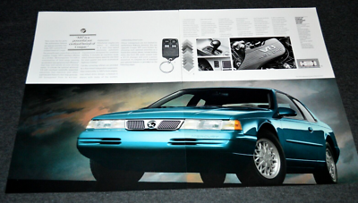 #ad 1994 MERCURY COUGAR XR7 ORIGINAL LARGE DEALER ADVERTISMENT PRINT AD 95 TEAL $11.99